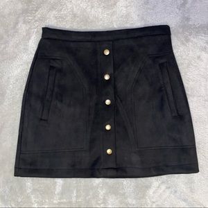 Black Velvet Skirt